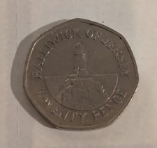 20p coin 1998 Bailiwick Of Jersey