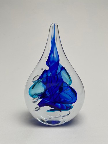 Handmade glass teardrop - handmade,