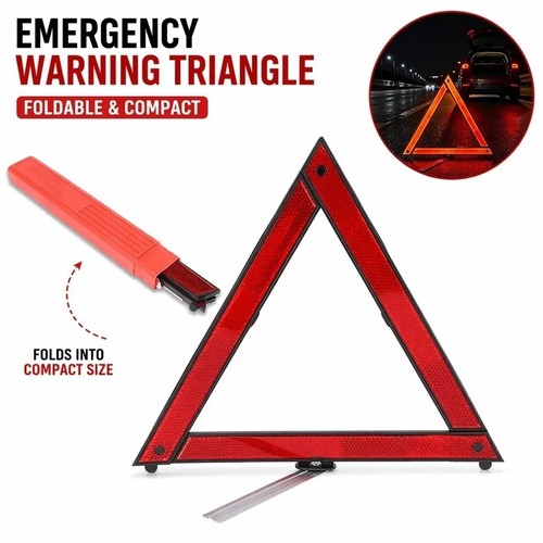 Large warning car triangle - warning,