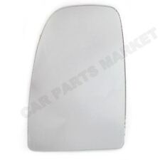 Left Passenger side Flat Wing door mirror glass for Citroen Relay 2006-2024