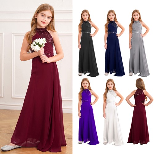 Girls shiny bridesmaid - uk,