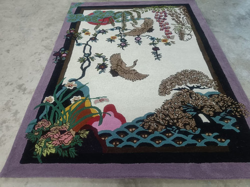 Hand tufted pictorial - tufted,