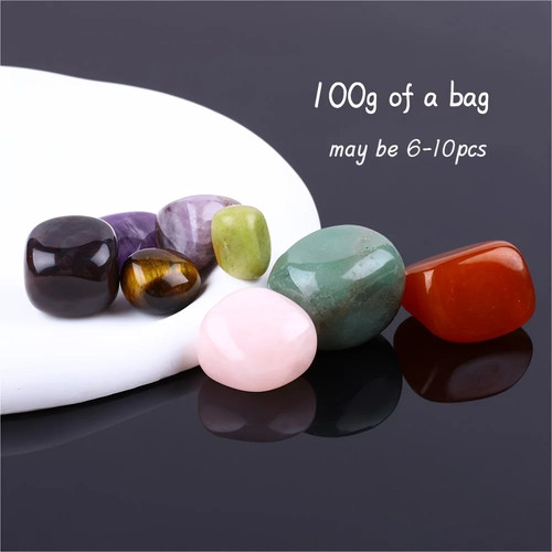 100g bag natural tumbled - 100g/bag,