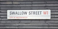 LONDON ENAMEL STREET ROAD SIGN