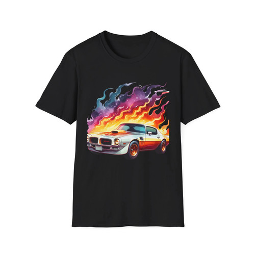 Retro hot rod muscle - hot, car