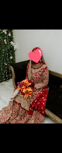 Pakistani red bridal - , lehenga