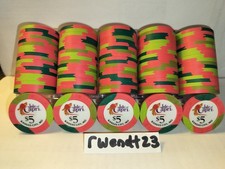 100 IOC $5 Paulson Poker Chips