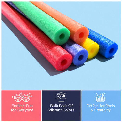 Swimming pool noodle float - swimming, aid