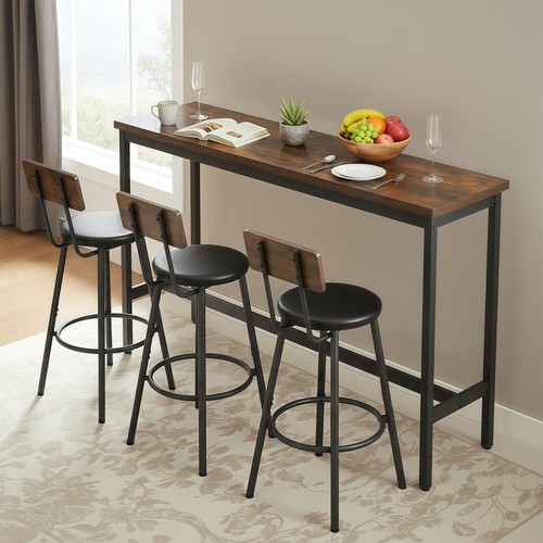 Bar table and chairs set - bar,