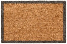 Coir Rug Doormat Non Slip Large Grey Outdoor Mat Indoor Front Door Rubber Matt