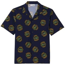 LACOSTE Mens Navy Blue Hawaii