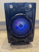 In Tempo Bluetooth Karaoke Speaker with LED Lights Portable Karaoke Machine