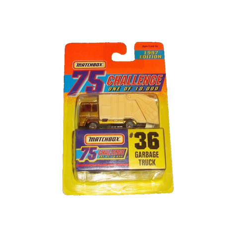 Garbage truck matchbox - truck,
