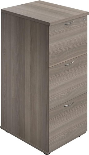 Grey oak filing cabinet - filing, 3