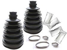2x CV Boot Kits Drive Shaft Universal Fit With Metal Clamps And Grease