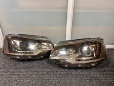 GENUINE USED 2015 VW TRANSPORTER T5.1  XENON LED HEADLIGHTS 7E6941015 7E6941016