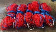5 x 4ft QUALITY 6z BRIGHT RED NYLON RABBIT PURSE NETS FERRETING PEST CONTROL