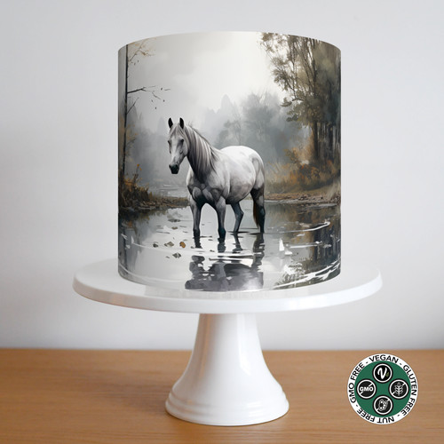 Horse pony cake - cake, topper
