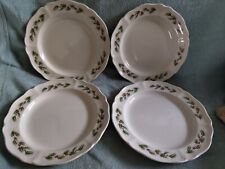 4x Wedgwood Etruria Barlaston Queens Holly 1991 Plates 20cm Rare