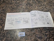 1998-2000 Nissan Micra K11 1L used partly stammeped service book