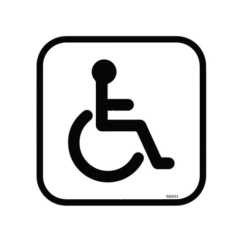 Disabled self adhesive - self,