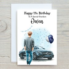Personalised birthday card - personalised,