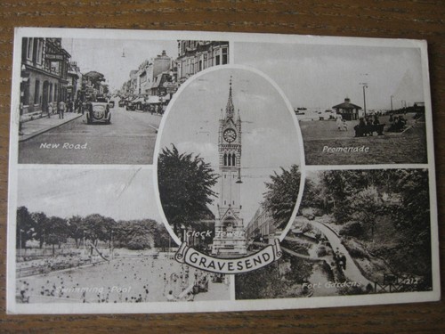 Gravesend kent posted 1952 - gravesend.,