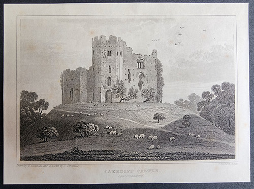 Antique 1850 print - print,