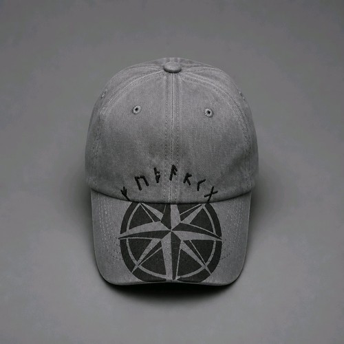 Viking rune compass baseball - viking,