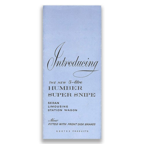 Humber super snipe - humber,