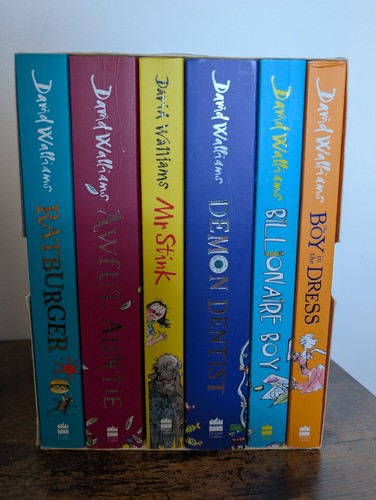 David walliams book slipcase - david,