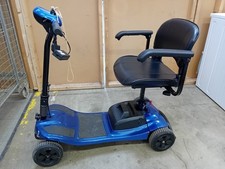 Komfi Rider Liberty Vogue 4mph Portable Mobility Scooter Buggy - Blue