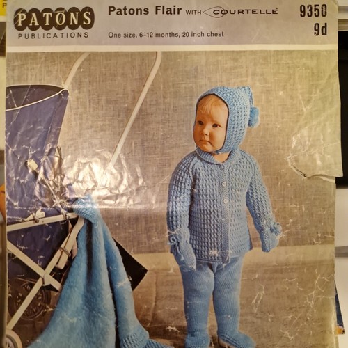 Patons 9350 knitting pattern - 9350,