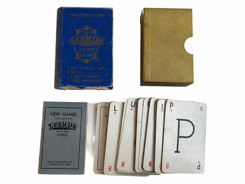 Lexicon card game - card,