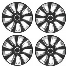 4x Wheel Trims Strat Hub Caps 15" fits Fiat Punto Doblo Multipla Panda Stilo 500