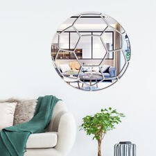 1Pc Acrylic Football Mirror Wall Sticker Self-adhesive Decals Home Decor Sticker