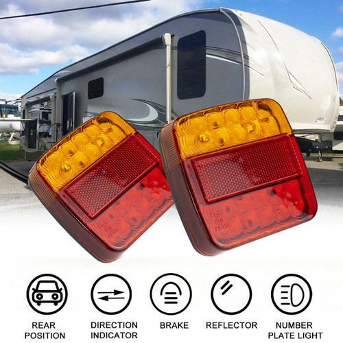 12v led rear tail - 2x,