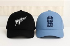 “New Zealand Black Caps Cricket Cap & England Cricket Cap – Official Team Hats”