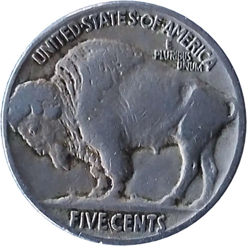 1927 buffalo nickel 5 cents - 5,