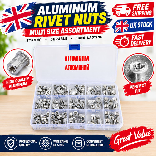 150pcs aluminum rivet nut - 150pcs,