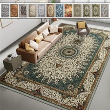 Large Traditional Rugs Living Room Bedroom Carpet Non Slip Hallway Runner Mat UK