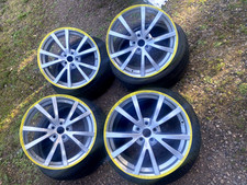 2x Alfa Romeo GTV Spider P3 Multi Spoke 17" GTV GT 147 156 Alloy Wheels Silver