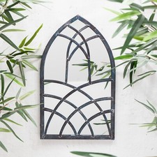 Metal Arched  Grey & Blue