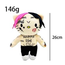 Lil Peep Pink And Black Hair