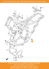 SUZUKI Plug, Frame Pivot Lh