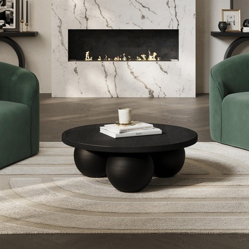 Dukinfield coffee table black - coffee,