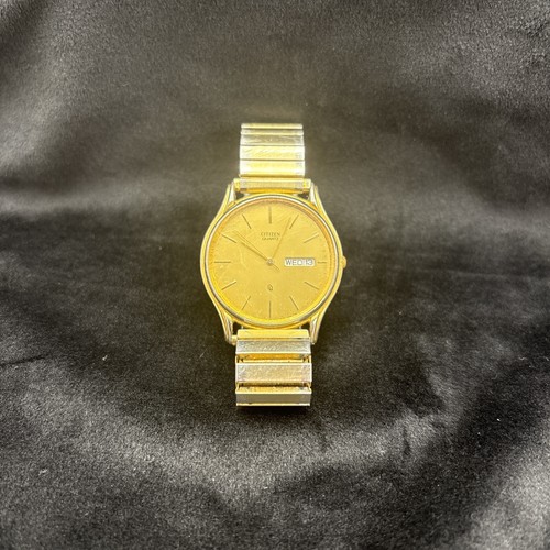 Vintage citizen quartz - vintage, gold