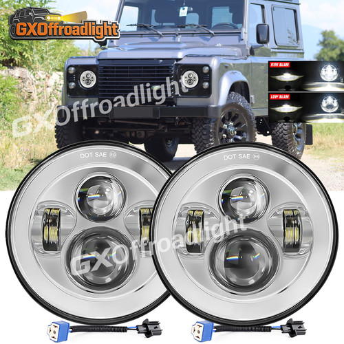 Chrome pair inch led - 7'',