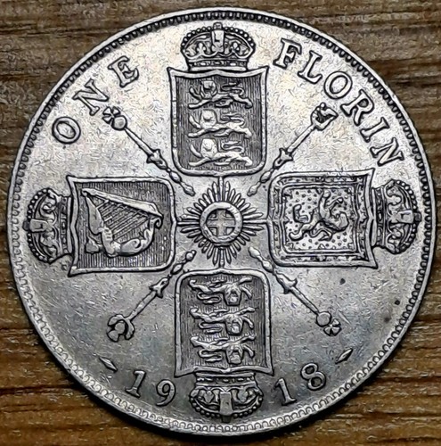 1918 king george florin - 1918, two
