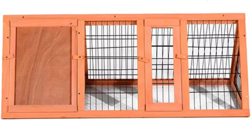 Wooden rabbit cage - rabbit, cage,